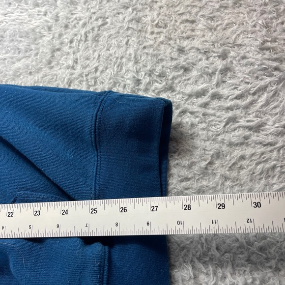 Carhartt Blue Hoodie Pullover Sweatshirt Men's 2XL Original Fit Heavyweight - Picture 8 of 9